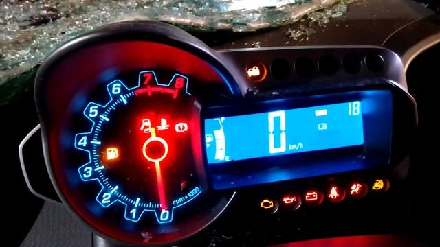 Шевроле Авео Т300. Панель приборов смотреть онлайн