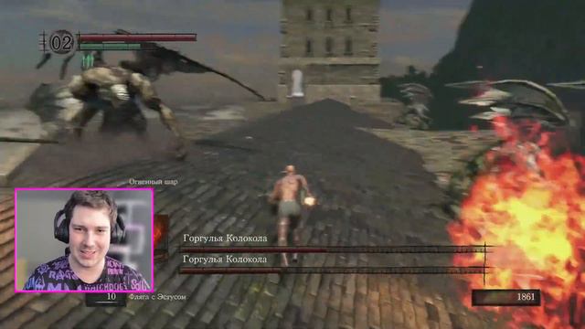 Проходим Dark Souls: Remastered, используя ТОЛЬКО ПИРОМАНТИЮ (почти) [1] смотреть онлайн