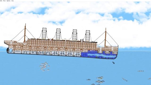 Many Titanic's! | Floating Sandbox