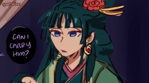 Jinshi and Maomao calm their baby down [Apothecary Diaries Comic]