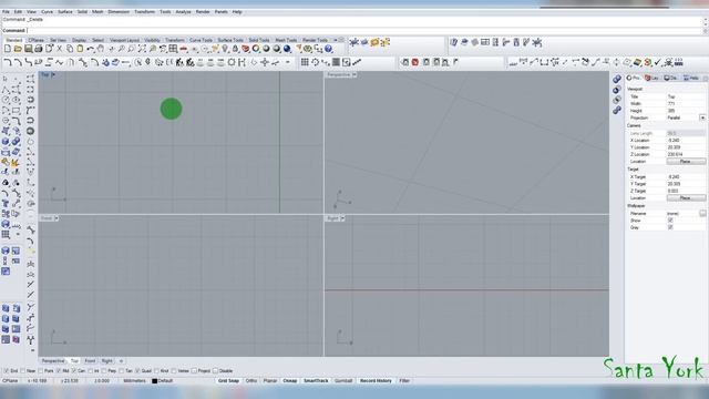 Ring Cells in Rhinoceros. Tutorial. #SantaYork смотреть онлайн