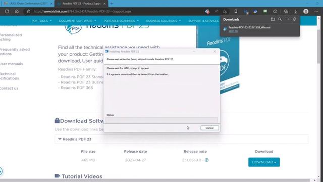 Readiris PDF - Cómo instalar y activar смотреть онлайн