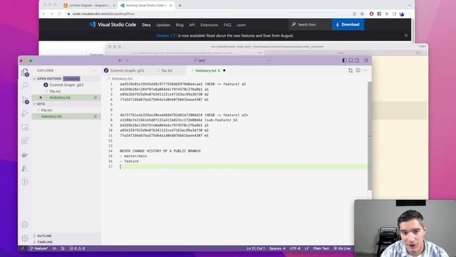Git Course 2/3: Branches, merge vs rebase смотреть онлайн