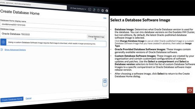 Create Oracle Database Home on Exadata Cloud@Customer смотреть онлайн