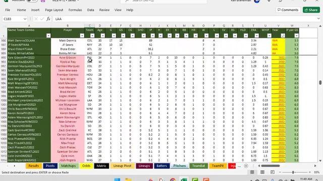 MLB Algorithm Daily Start to Finish Tutorial 4-13-22 смотреть онлайн