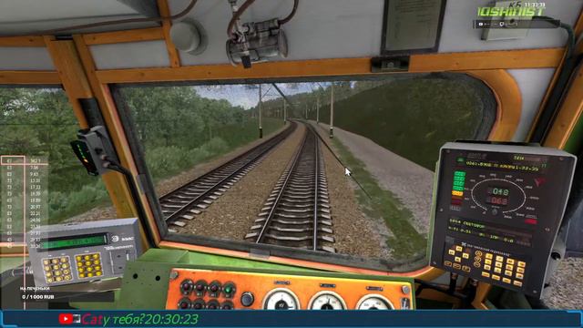 RTrainSim /// Мультиплеер Новокузнецк от MaDaDev /// ВЛ10у-595