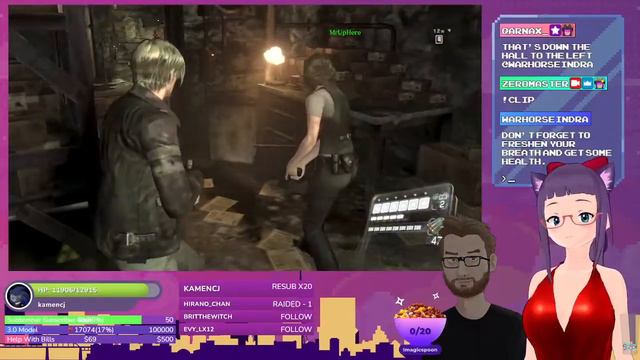 #VTUBER Naked Zombie Lady! | #ZeroStreams 10-11-2022 | #ResidentEvil6 With @MrUpHere #re6