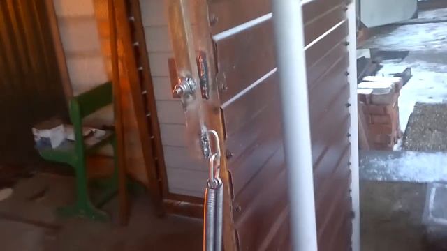 Подъемно-поворотные ворота. Своими руками. смотреть онлайн