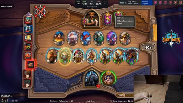 Broken One Star Card 14.7K Rating First Place | Hearthstone Battlegrounds | Wobbleweezy смотреть онлайн