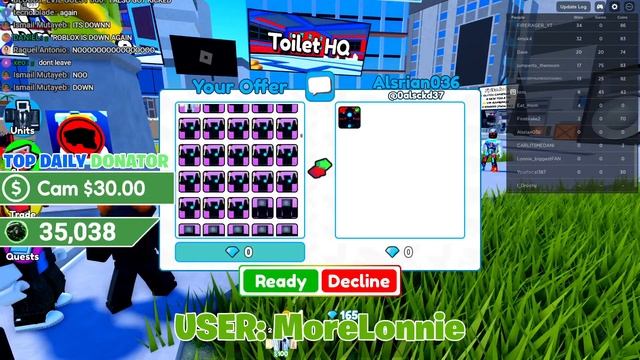 ? Roblox LIVE TITAN GIVEAWAYS & SIGNING UNITS EP 65 Update ? (Toilet Tower Defense) смотреть онлайн