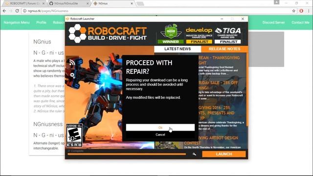 How To: Verify Game in the Robocraft Launcher смотреть онлайн