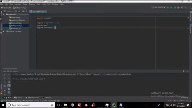 Text-to-speech program using Python смотреть онлайн