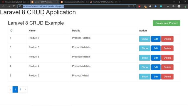 Building a Laravel 8 CRUD Web Application - 10 - Show specific product смотреть онлайн