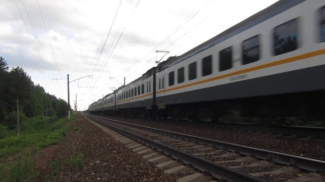 Электропоезд ЭП2Д-0006 ЦППК перегон Бекасово 1-Нара 27.05.2019 смотреть онлайн