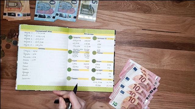 Закрываю март 💐 Распределение денег по конвертам 💶 смотреть онлайн