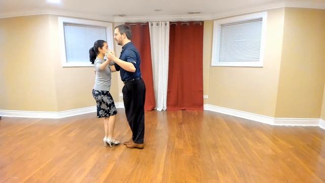 Argentine Tango Lesson 100: Sacada on Step One Out Of The Cross смотреть онлайн