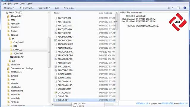 dbfExplorerView смотреть онлайн