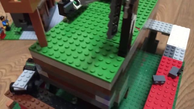 Обзор на трёхэтажный дом из игры🎮👾Привет, сосед! Постройка из лего. смотреть онлайн