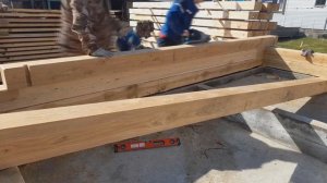 Строительство БАНИ родителям. ЧАСТЬ 1 // Баня СВОИМИ РУКАМИ // БАНЯ из бруса