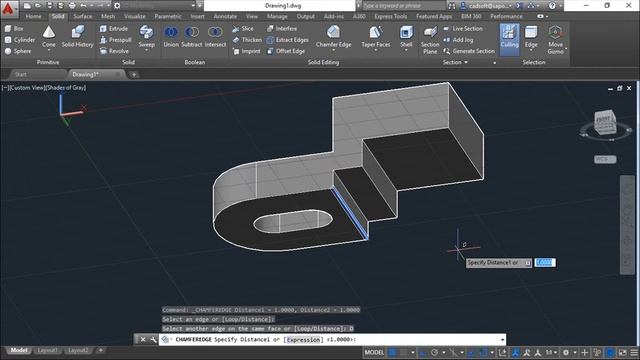 AutoCAD 2016 3D - Exercise 34 смотреть онлайн