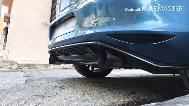 Golf mk7 tsi Cold start with new muffler delete and tips! смотреть онлайн