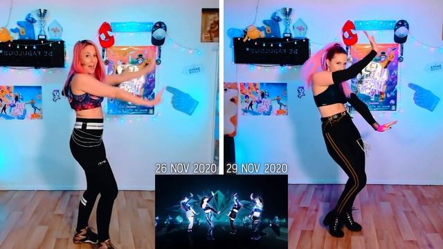 JUST DANCE EVOLUTION | Drum Go Dum - K/DA | Day 1 VS Day 4 смотреть онлайн