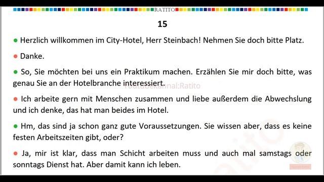 Deutsch Lernen Im Schlaf & Hören  Lesen Und Verstehen Niveau B1 - 1/2 Teil 1 (24)