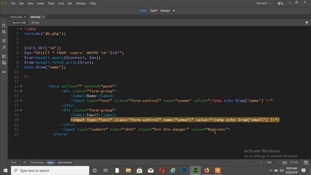 How To Edit(Update) Or Delete MySQL Data With PHP | Php CRUD in Hindi смотреть онлайн