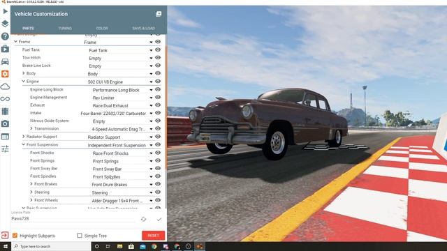 I build a drag car on BeamNG.Drive and wreak it after. смотреть онлайн