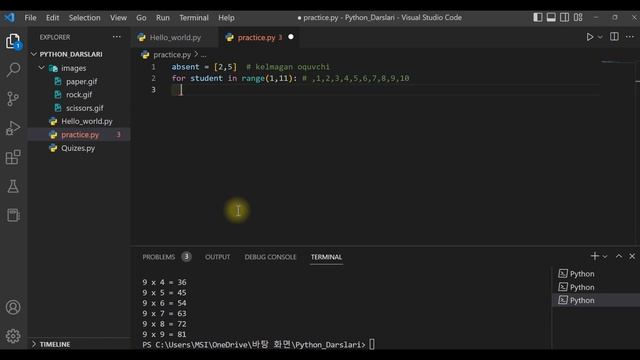 Python While & Continue va Break functionlarini o'rganamiz!! Part #9 [Coding@Easy] смотреть онлайн