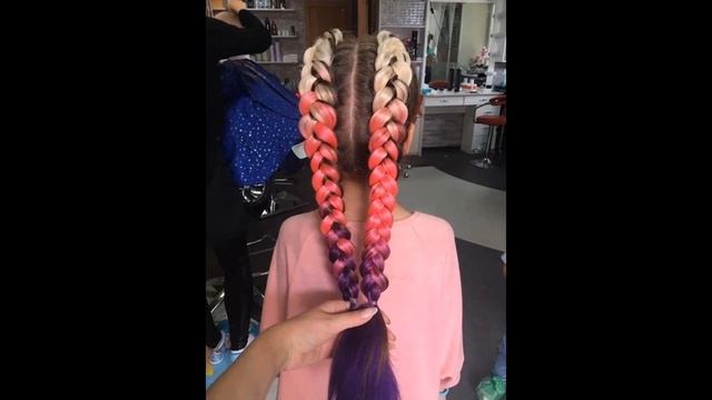 прически с канекалоном