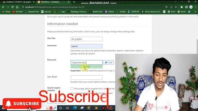 How to install WordPress and phpmyadmin Database Step by Step Tutorial | Class 3 | Ab graphic смотреть онлайн