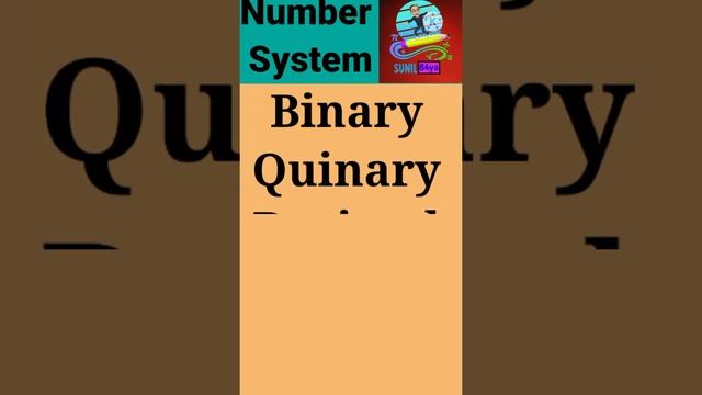 Number system|Binary|Quinary|Decimal|hexadecimal| @Sunil 84ya |how many numbers systems are there? смотреть онлайн