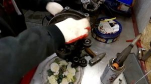 Как поменять коленвал в двигателе Honda Dio AF34.