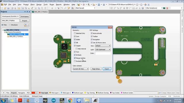 Altium Designer Tutorial: 3D PDF Export for Clients смотреть онлайн