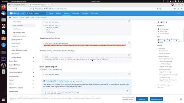 sssppa: set up local environment - 08 install docker to run the app tests part 1 смотреть онлайн