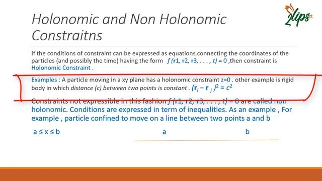 Constraints ,Holonomic and Non Holonomic смотреть онлайн