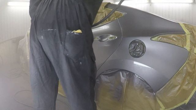 Покраска авто переходом. Быстросохнущий лак для авто. смотреть онлайн
