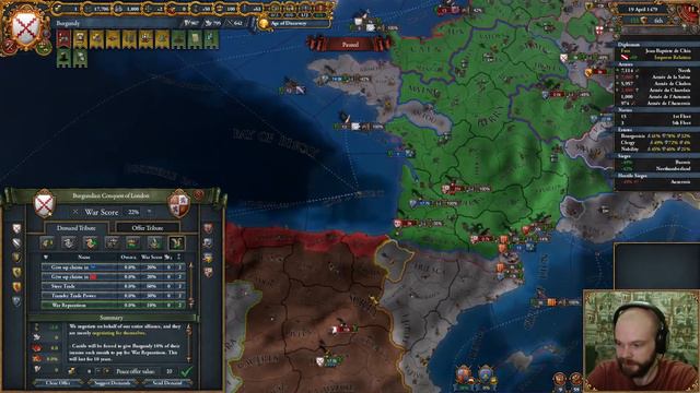 EU4 - Бургундия - 20 - Very Hard - (The Burgundian Conquest, 1.29.6, Burgundy, Europa Universalis 4 смотреть онлайн