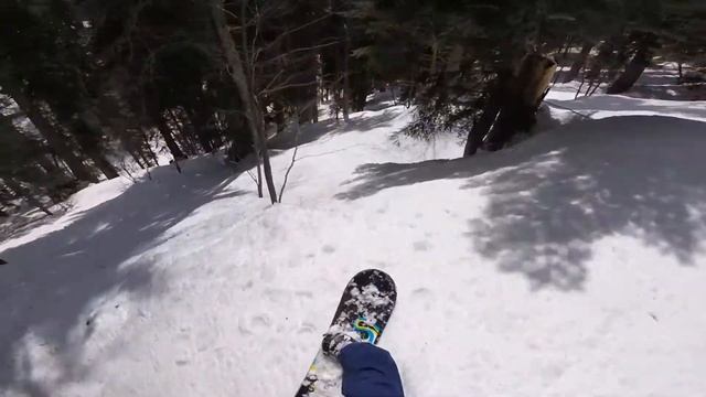 Роза Хутор. Весенний дроп тест !!! ))) На сноуборде Burton Custom 156 смотреть онлайн