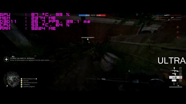 TESTE GTX 580 3GB GTA 5 E BF1 смотреть онлайн