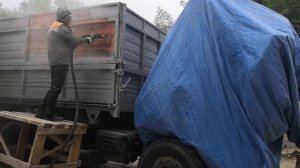 Пескоструйная очистка кварцевым песком
