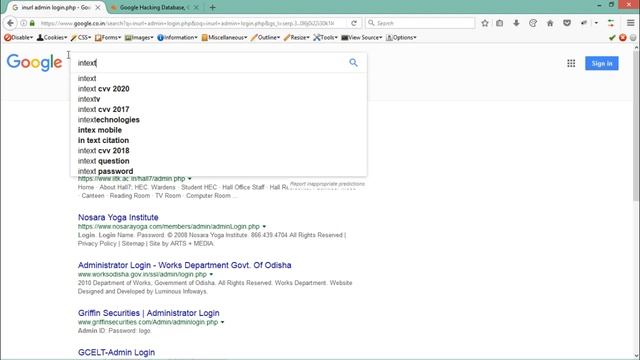 Ethical Hacking - Google Dorking смотреть онлайн