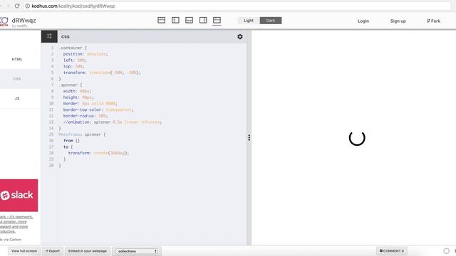 Faded border loading spinner in css, css #only смотреть онлайн