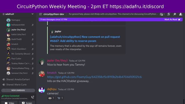 CircuitPython Weekly Meeting for August 1, 2022 @circuitpython #circuitpython #adafruit смотреть онлайн