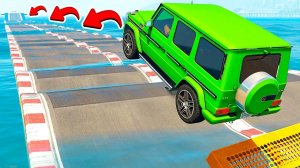 КАК ДАЛЕКО МОЖНО ПРОЕХАТЬ ПО ВОДЕ НА НЕРОВНОЙ ДОРОГЕ В ГТА 5 МОДЫ! ОБЗОР МОДА в GTA 5 ВИДЕО MODS