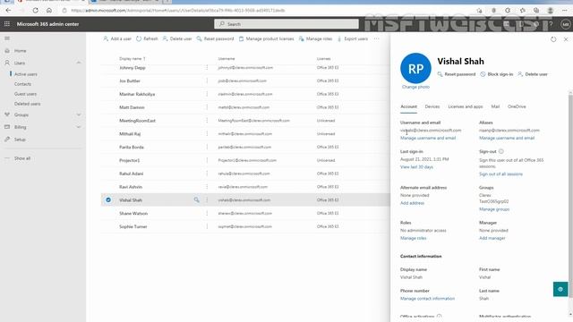 43. Change a User Name and Email Address in Exchange Online | Microsoft 365 смотреть онлайн
