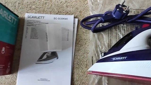 Распаковка — Утюг Scarlett SC-SI30K45 смотреть онлайн