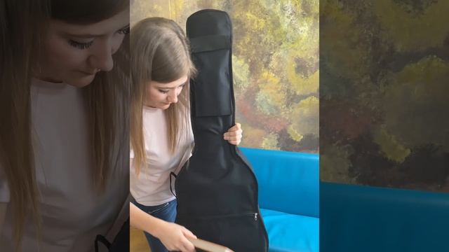 Утепленный чехол для акустической (концертной) гитары (Дредноут) смотреть онлайн