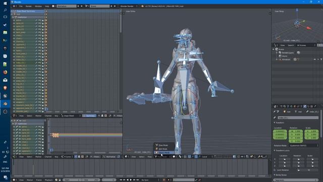 Unreal engine Paragon Character To Blender and back смотреть онлайн